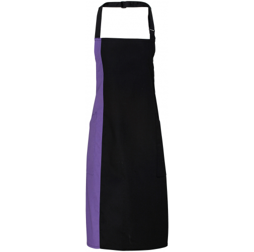 black / purple Delantal Bicolor