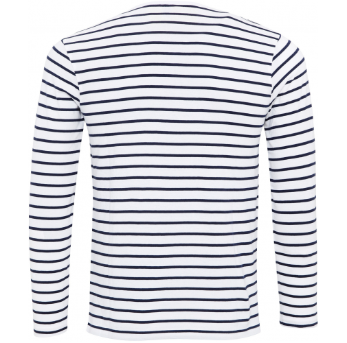 white / navy Camiseta