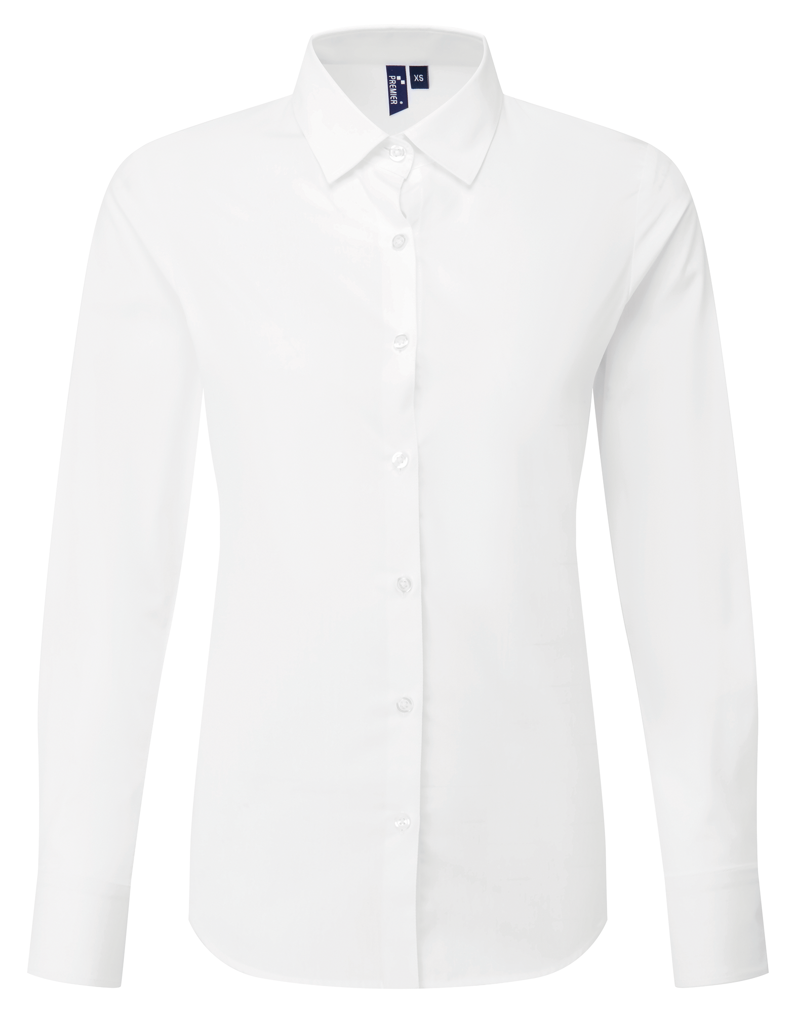 black Camisa popelina RECYCLIGHT manga larga mujer<br/>