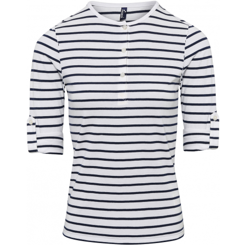 white / navy Camiseta