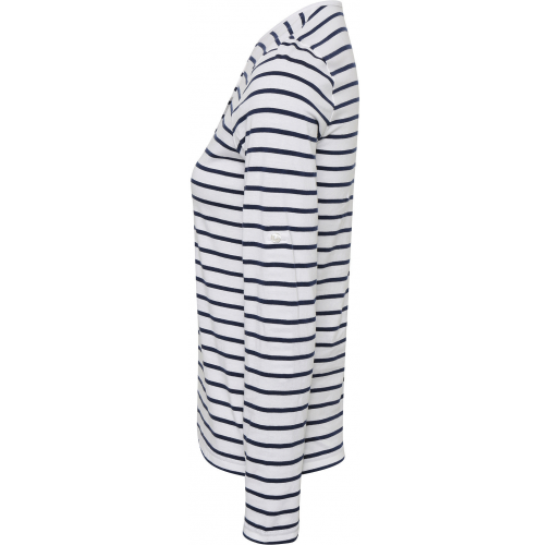 white / navy Camiseta