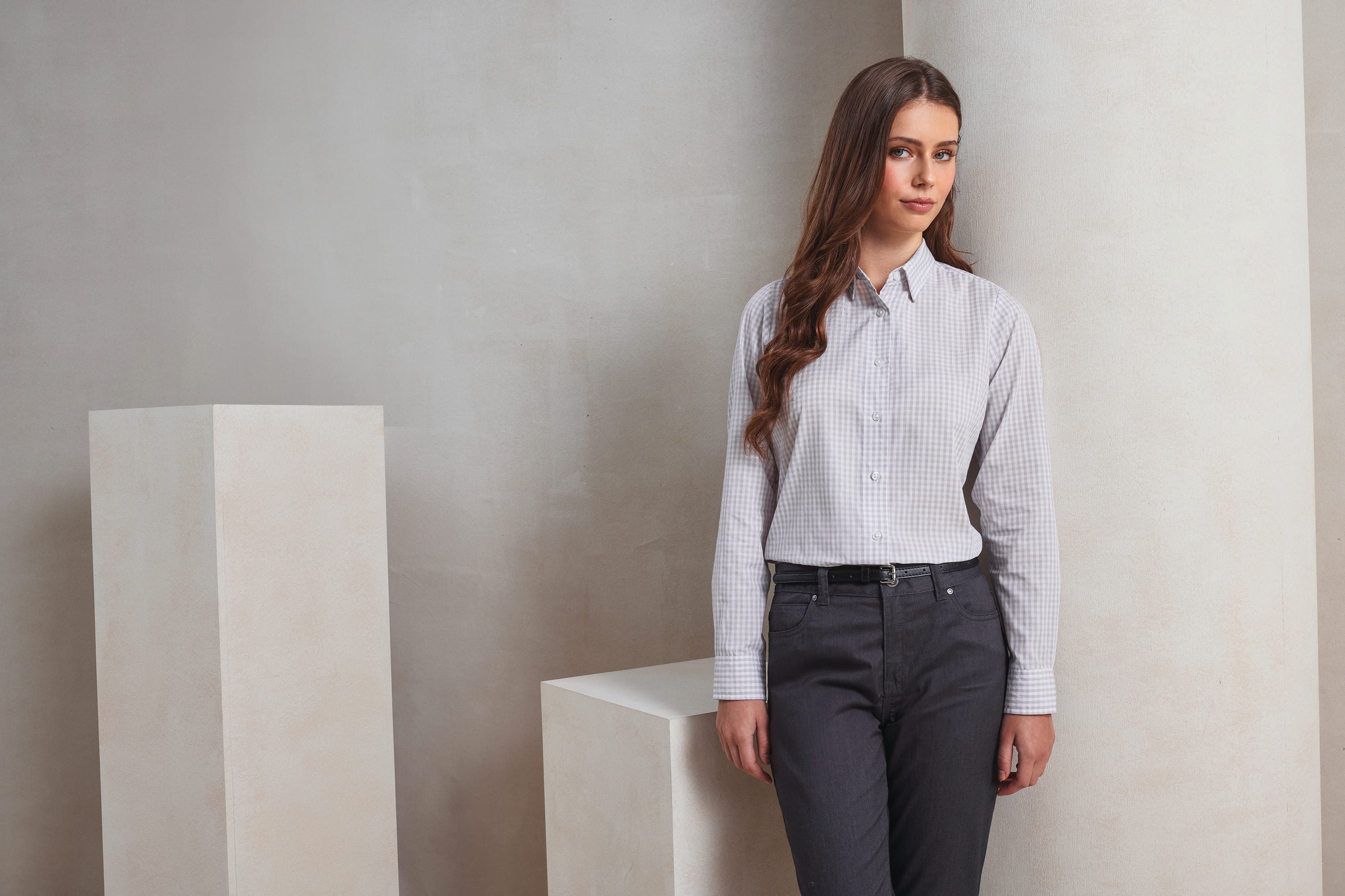 Camisa Vichy con cuadros grandes