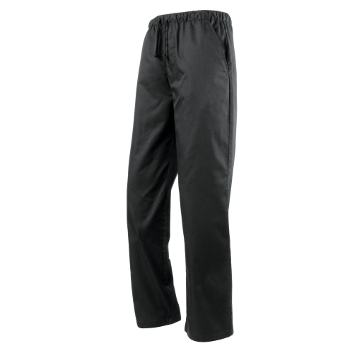 black Pantalón de cocina