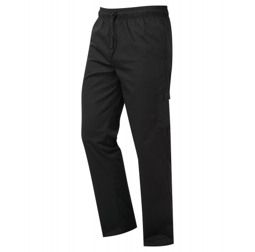 black Pantalon de chef