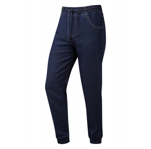 indigo denim Pantalon de chef