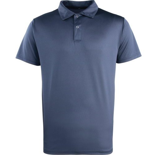 navy Polo con botón a presión Coolchecker