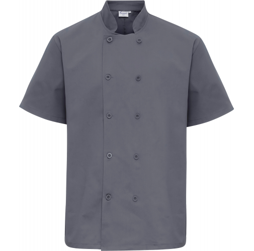 steel Chaqueta de cocina manga corta