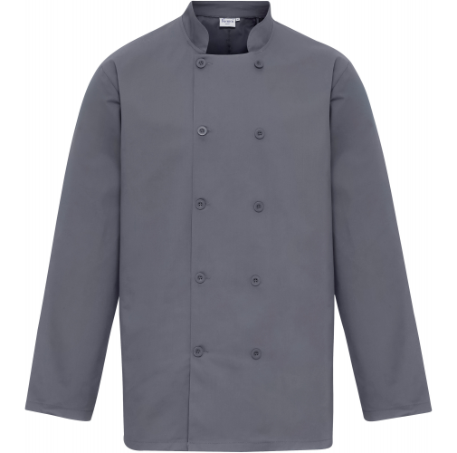 steel Chaqueta de cocina manga larga