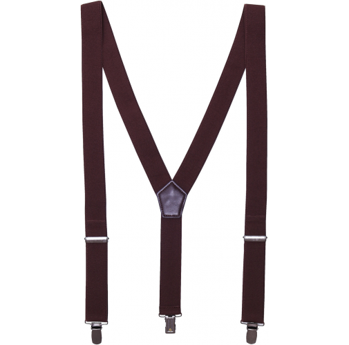 brown Tirantes con pinzas