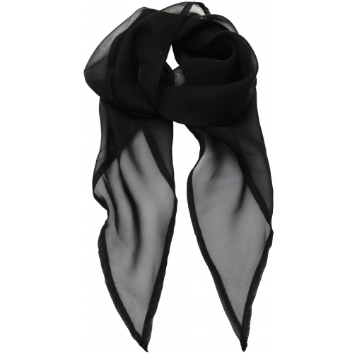 black Pañuelo de muselina
