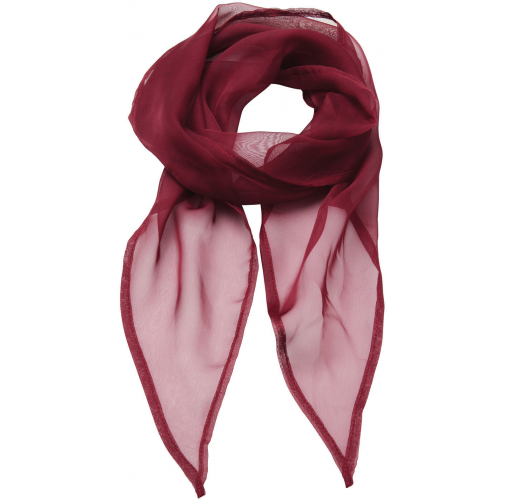 burgundy Pañuelo de muselina