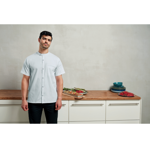 Chaqueta de chef cocinero manga corta