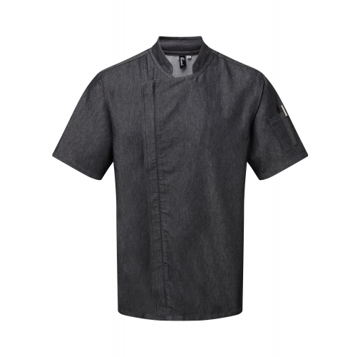 black denim Chaqueta de chef
