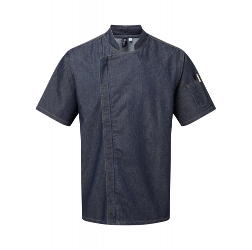 indigo denim Chaqueta de chef