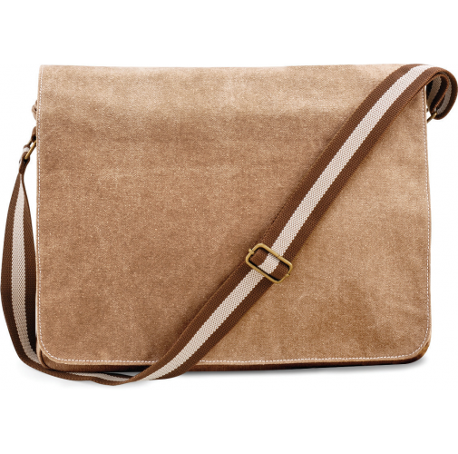 sahara Bolsa mensajero canvas estilo vintage