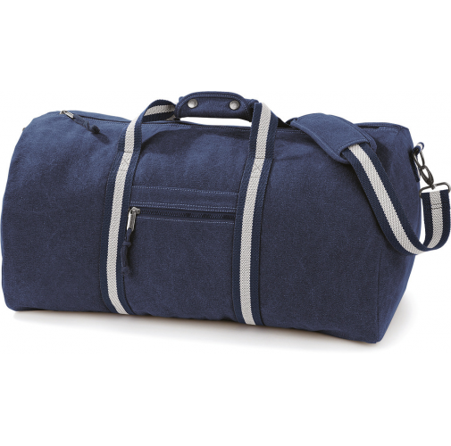vintage oxford navy Bolsa de viaje Canvas Vintage