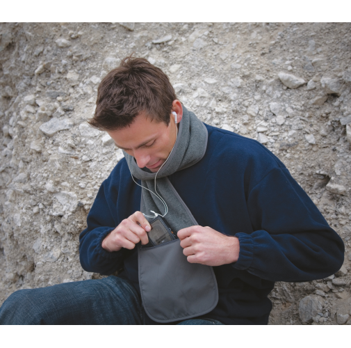 Bufanda Polartherm™ con bolsillo con cremallera