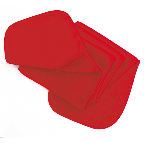 red Bufanda Polartherm™ con bolsillo con cremallera