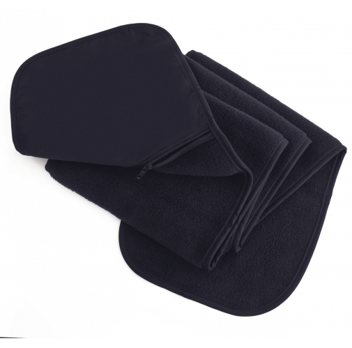 navy Bufanda Polartherm™ con bolsillo con cremallera