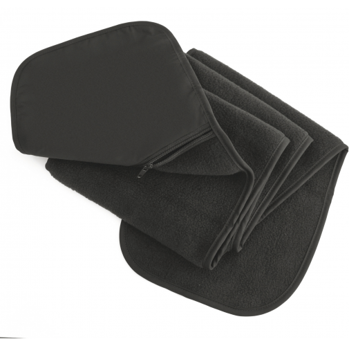 grey Bufanda Polartherm™ con bolsillo con cremallera