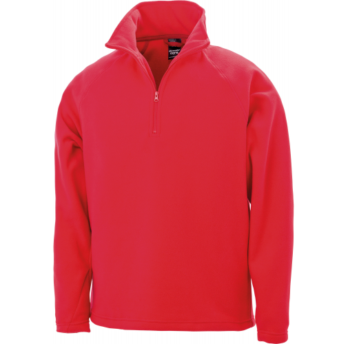 red Micropolar cuello con cremallera