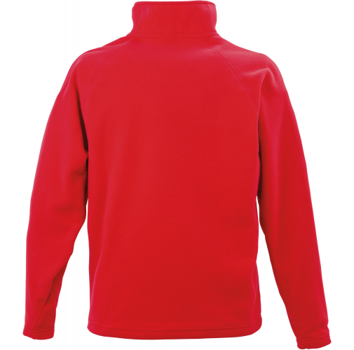 red Micropolar cuello con cremallera