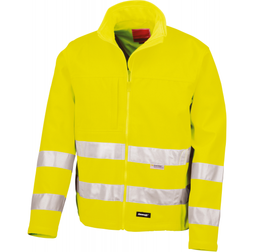 fluorescent yellow Chaqueta Softshell Alta Visibilidad
