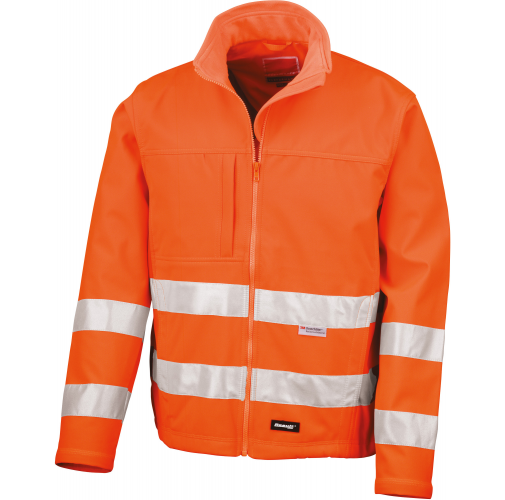 fluorescent orange Chaqueta Softshell Alta Visibilidad