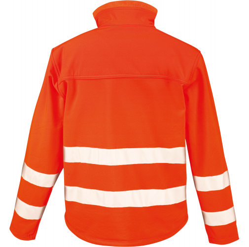 fluorescent orange Chaqueta Softshell Alta Visibilidad