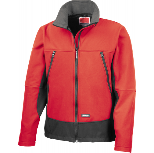 red / black Chaqueta Softshell Activity
