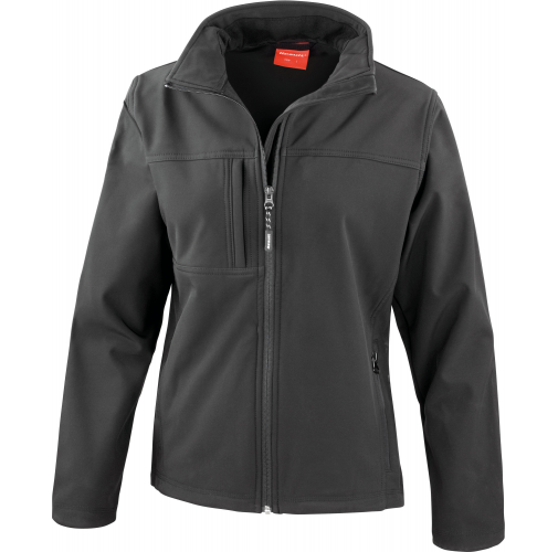 black Chaqueta Softshell mujer