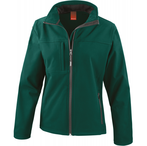 bottle green Chaqueta Softshell mujer