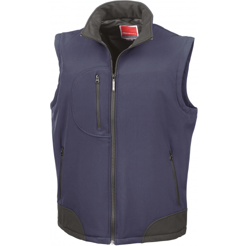 navy Chaleco Softshell
