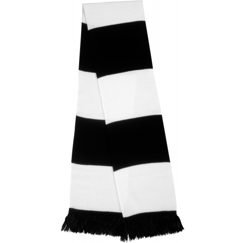 black / white Bufanda Bicolor