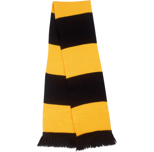 black / gold Bufanda Bicolor
