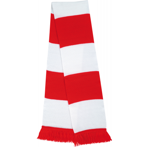 red / white Bufanda Bicolor