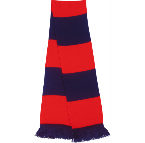 navy / red Bufanda Bicolor
