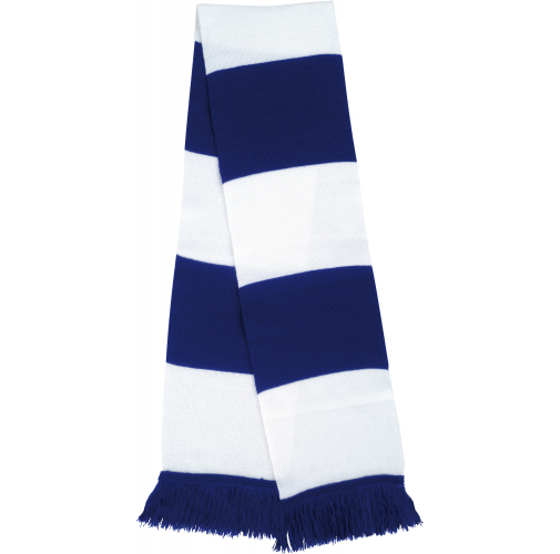 royal blue / white Bufanda Bicolor