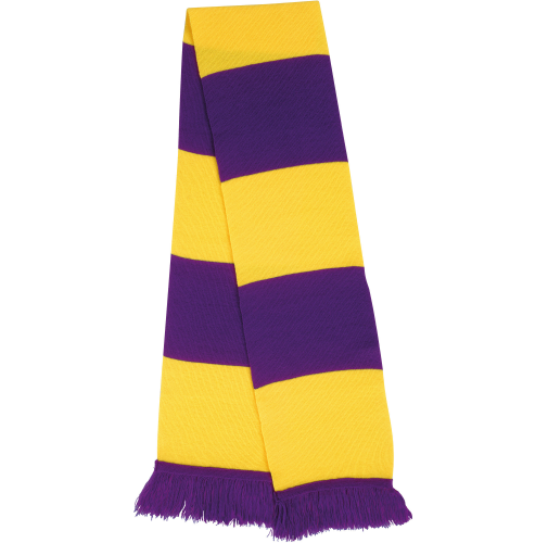 purple / yellow Bufanda Bicolor
