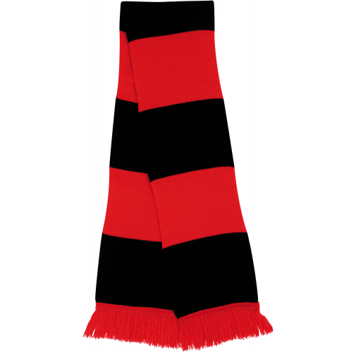 red / black Bufanda Bicolor