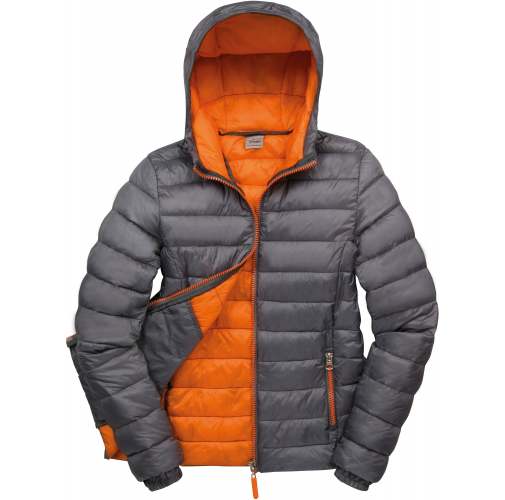 grey / orange Chaqueta Snowbird acolchada mujer