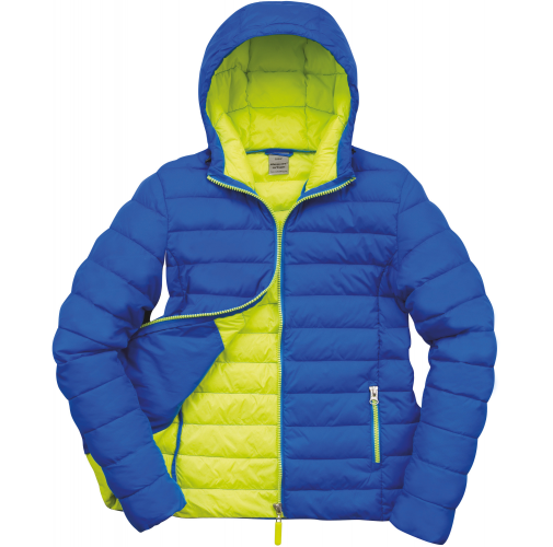 ocean blue / lime punch Chaqueta Snowbird acolchada mujer