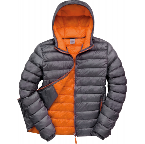 grey / orange Chaqueta Snowbird acolchada hombre