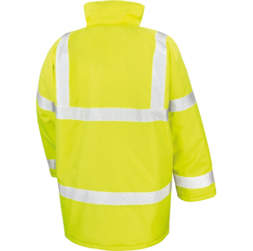 fluorescent yellow Parka Alta Visibilidad Motorway