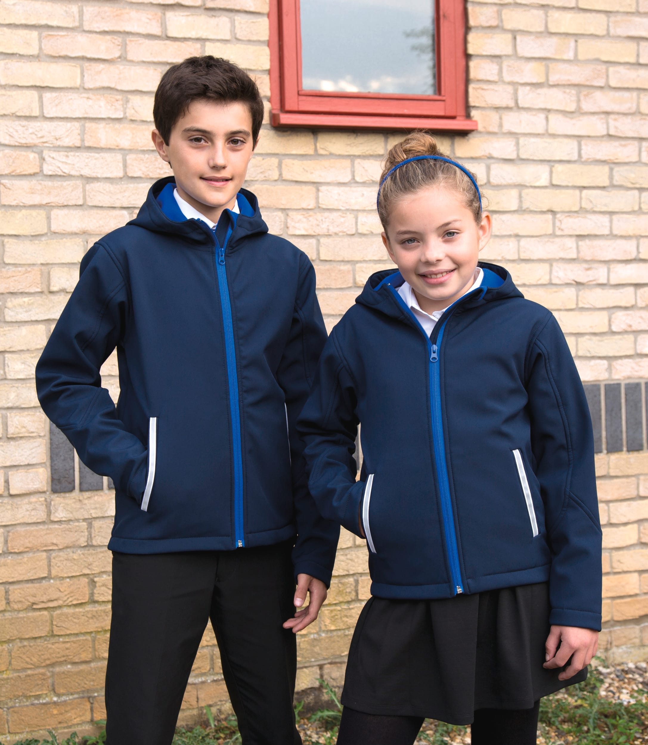 Chaqueta Softshell capucha niños