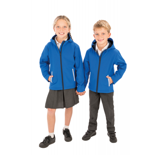 Chaqueta Softshell capucha niños