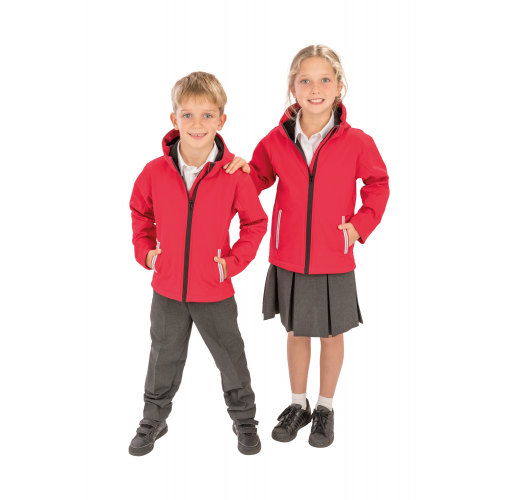 Chaqueta Softshell capucha niños