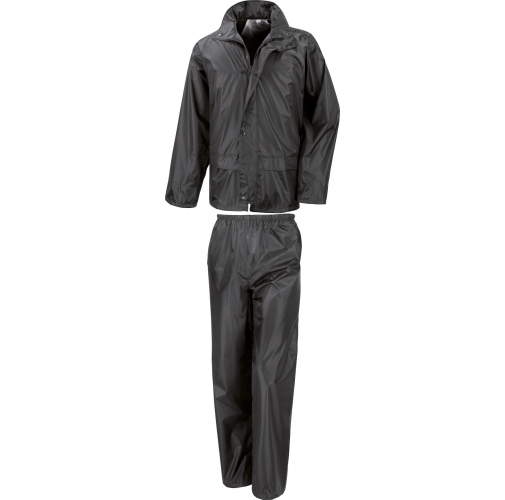 black Traje impermeable