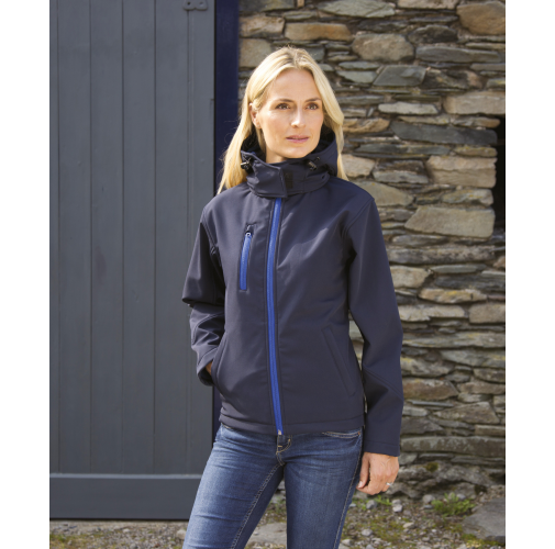 CHAQUETA SOFTSHELL TX PERFORMANCE CAPUCHA MUJER