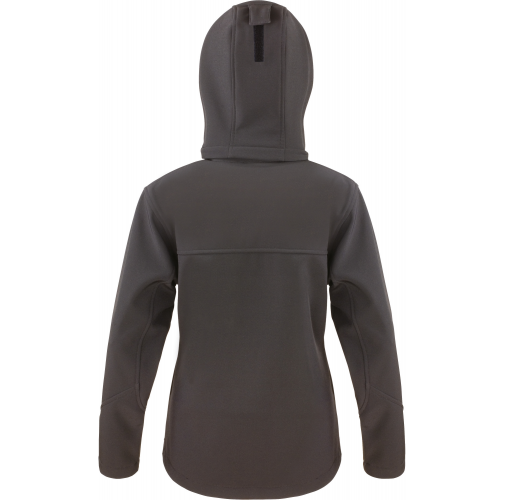 black / grey Chaqueta Softshell TX Performance capucha mujer